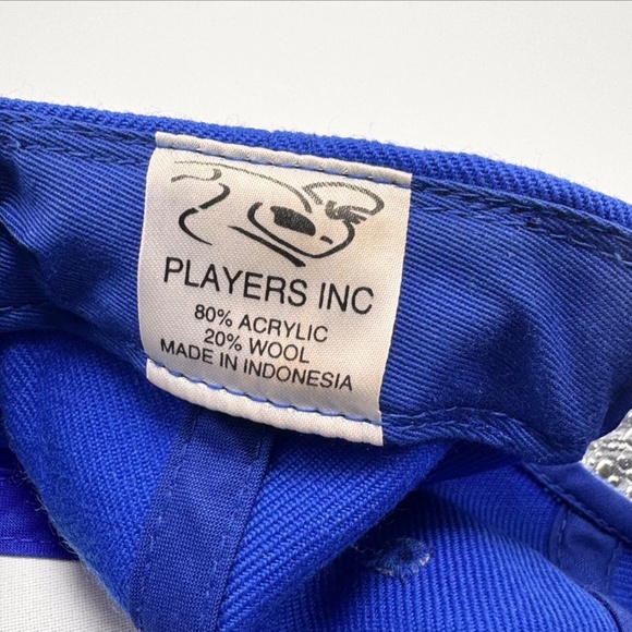 NFL Players Association Signed Blue w White Adjustable Strapback Players Inc Hat - Picture 4 of 16